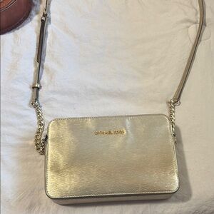 Michael Kors Gold Crossbody Bag